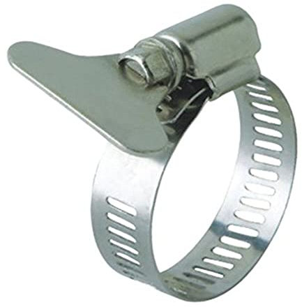 Merriway BH04757 Thumbscrew Hose Clip 13-20 mm, Silver