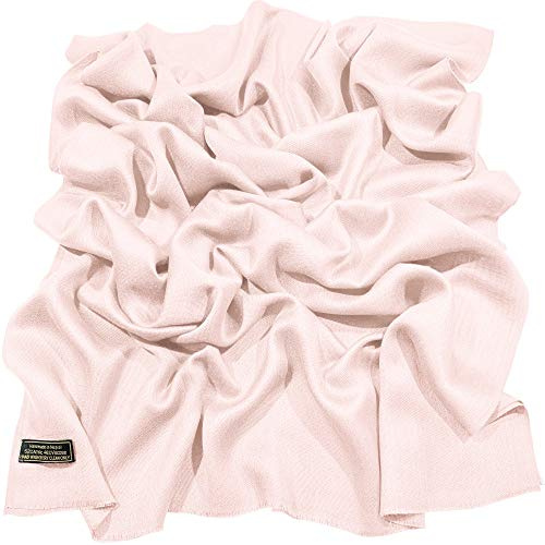 CJ Apparel Einfarbiges Entwurf-Nepalesisch Scialle di Pashmina Donna