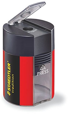 STAEDTLER 511 005 Noris Tradition Tub Round Sharpener - Black