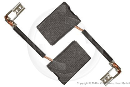 2x Kohlebürsten Kohlestifte Kohlen für Black&Decker 6,3x16x24 mm (p5t-722)