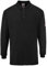 Portwest FR10 Flame Resistant Anti-Static Long Sleeve Polo Shirt Black, 3X-Large
