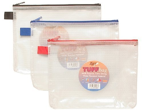 Tiger A5 tuff bag 3 pack Assorted colours