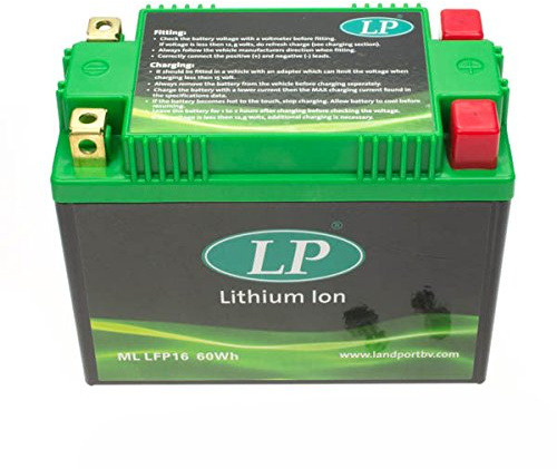 Landport ML LFP16 Lithium-Ionen Batterie, Schwarz (Preis inkl. EUR 7,50 Pfand)