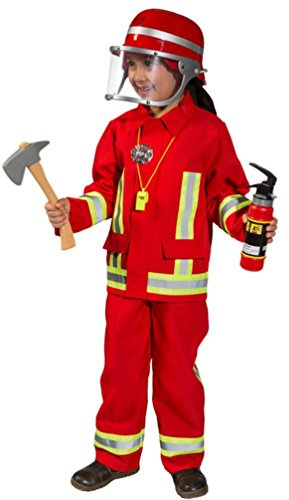 Unbekannt Feuerwehrmann Kostüm Uniform Fasching Karneval Fasching Jungen