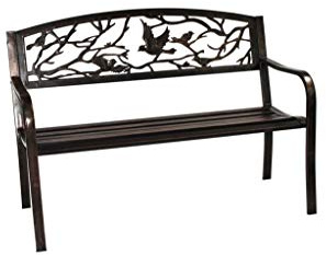 Supa Bird Back Metal Bench