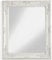 Montemaggi Miroir mural rectangulaire avec cadre en bois Blanc Antique DécoréStyle shabby chic.Dimensions : 62 x 4 x 72 cm.-
