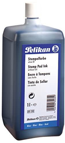Pelikan Stempelfarbe ohne Öl, 1000 ml, 1 Set, blau