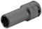 FACOM NSB.17 NSB 1/2 Drive Long-Reach Metric Thin-Wall 6-Point Impact Socket, 17 mm Size