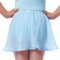 Kinder Ballett Wickelrock mit Gummizug Pastel Blue Gr. 4-6