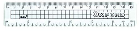 Helix Oxford 15cm Metric Imperial Ruler