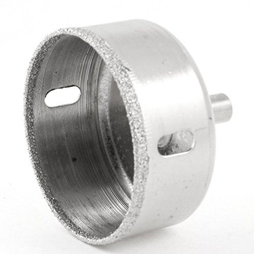 Sourcingmap Silver Tone Diamond Coated Tip Marble Tile 65mm Hole Saw Drilling