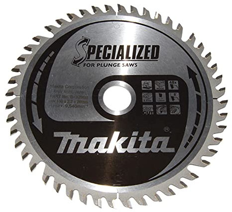 Makita B-32998 Specialized Saw Blade for Plunge Saws 160x20x48T