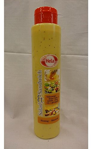 Hela Salad & Sandwich Dressing Honing - Mosterd 800ml Flasche (Honig-Senf-Dressing)