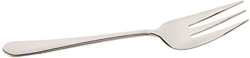Genware SVFK Stainless Steel Serving Fork, Large, 23.4 cm Length