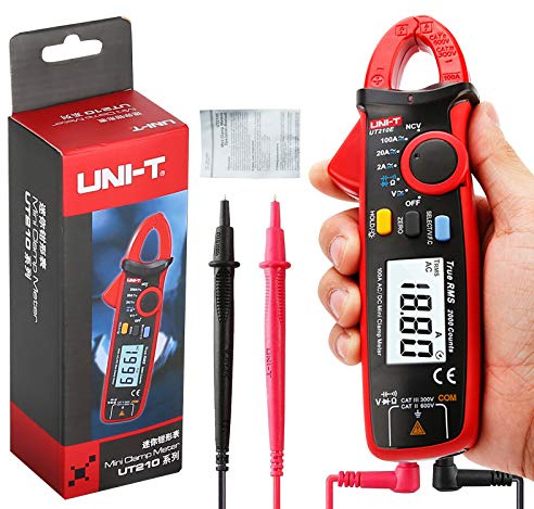 UNI-T UT210E Mini Digital Clamp Meter Handheld RMS AC/DC Resistance Capacitance Tester