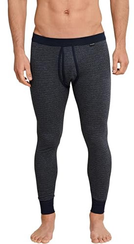 Schiesser Herren Lange Unterhose Mit Eingriff - Feinripp Retroshorts, Dunkelblau_154800, 3XL EU