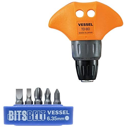 Bessel (VESSEL) hammer-head mode ratchet driver set TD-80