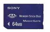 64MB Sony - Memory Stick Duo Speicherkarte für Sony Ericsson Handy K750i / P990i / W700i / W800i / W810i / W850i / W900i