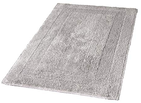 Kleine Wolke 5477146657 Badteppich Arizona, 80 x 140 cm, Grau(Silbergrau)