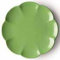 La porcelana blanca Bandeja Redonda Cm. 31 verde Serie villadeifiori