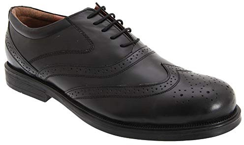 Scimitar Mens Wing Cap Brogue Oxford Shoes