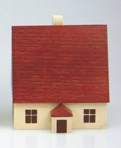 Rudolphs Schatzkiste Tischdekoration Holzhaus Natur Höhe 7cm NEU Haus Baum Figur Kirche Erzgebirge Holz Seiffen Weihnachten Spielzeug Dekoration Tischdeko Kurrende
