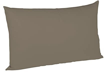 fleuresse Uni Colours, Satin, Taupe, 50 x 70