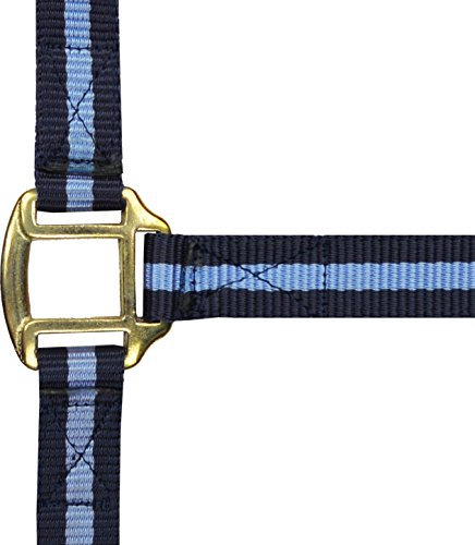 Unbekannt Lycol in Nylon, Motivo: Cavallo Cavallo tratto di Linea, bleu Marine/bleu ciel