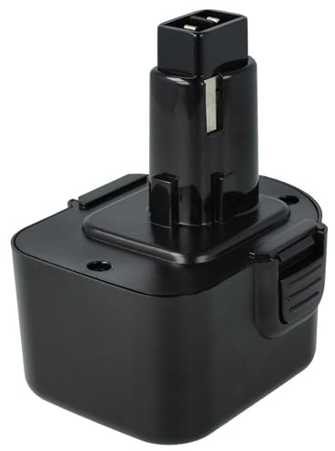 vhbw Akku kompatibel mit Dewalt 2802K, 2812B, 2812K, 2832K, 2852B, 2861K2, 2861K-2, 2872B Elektrowerkzeug (3000mAh NiMH 12 V)