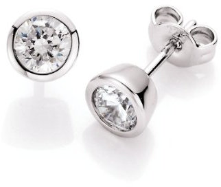 Spirit - New York Damen-Ohrstecker 925 Sterling Silber weiß 94002693