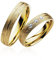 2x Eheringe Verlobungsringe Trauringe Freundschaftsringe 585 Gold *mit GRATIS Gravur, Etui und 3 Steinen*