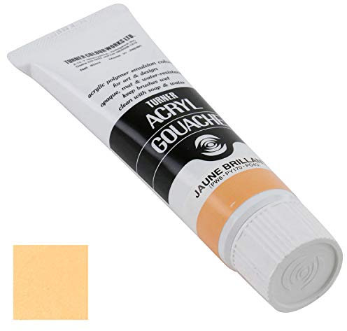 Turner Colour Works Acryl Gouache Artist Acrylic Paint - Single 40 ml Tube - Juane Brilliant