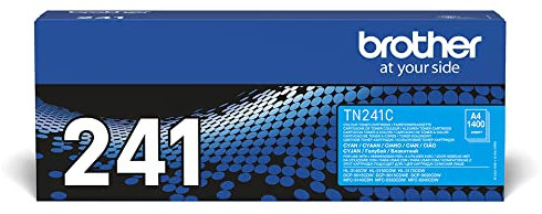 Überschrift: Brother Original Tonerkassette TN-241C cyan (für Brother HL-3140CW, HL-3170CDW, HL-3150CDW, DCP-9020CDW, MFC-9140CDN, MFC-9330CDW, MFC-9340CDW)