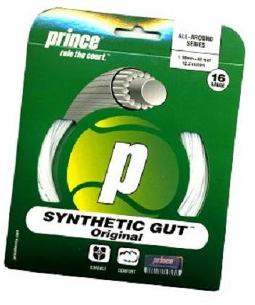 Prince Synthetik gut Original 16 g weiß Tennissaiten