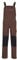 Planam Größe 102 Herren Canvas 320 Latzhose braun schwarz Modell 2136