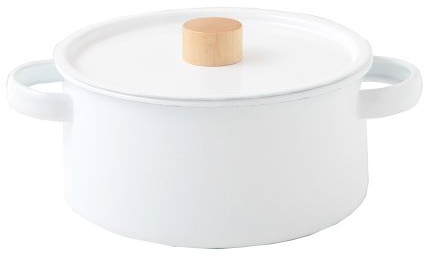 Japan Kaico Horo(Enamelware) Sauce Pot 1.45L Makoto Koizumi Design