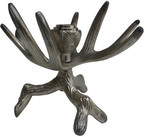 Artra Design GmbH Kerzenständer Hirsch - Geweih, Tischgeweih Kerzenhalter Kerzenleuchter Tischdeko Gastgeschenke Hirsch Weihnachten
