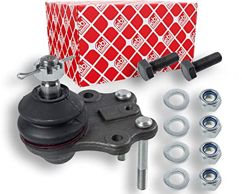 febi bilstein 43086 Traggelenk mit Kronenmutter und Splint, 1 Stück | Kompatibel mit: TOYOTA DYNA 100 Pritsche/Fahrgestell, DYNA Pritsche/Fahrgestell, HIACE IV Bus, HIACE IV Kasten