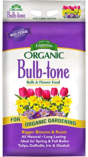 Espoma Organic Bulb-Tone 3-5-3 Natural & Organic Fertilizer and Plant Food for All Spring and Fall Bulbs. 18 lb. Bag. Use for Planting & Feeding to Promote Vibrant Blooms