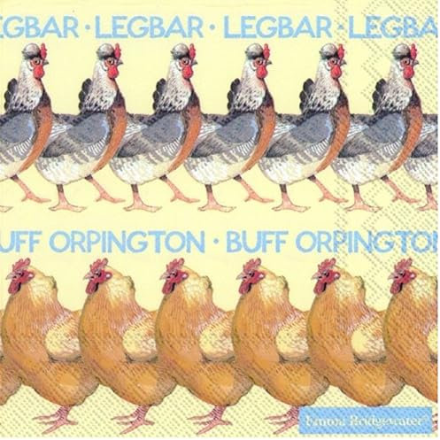 Emma Bridgewater Servietten Hühner Hühner Quadratisch, 33 cm, 20 Stück