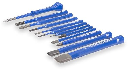 DASCO PRO 12 Piece Punch and Chisel Kit, Made in the USA, VN70088 88