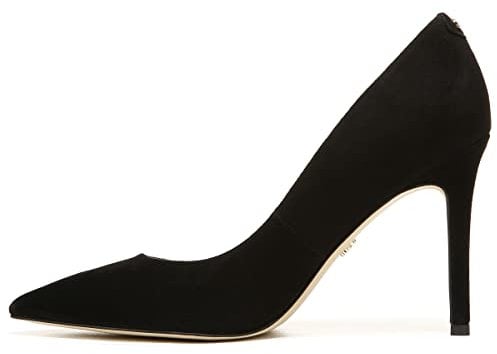 Sam Edelman Women's Hazel Pump, Black Suede, 5.5 UK