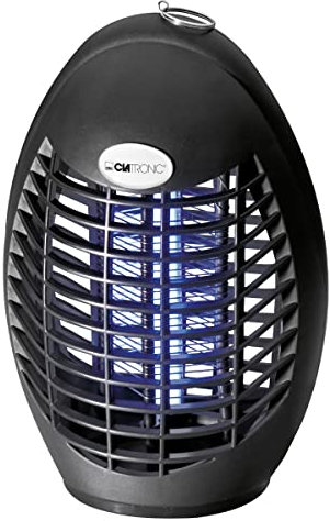 Clatronic® Insektenvernichter | 1500-2000 V am Gitter | ca. 20 Quadratmeter abgedeckt | Inkl. Aufhängevorrichtung | Moskito-/Stechmücken-/Insekten-Vernichtung ohne Chemie oder Duftstoffe | IV 3340