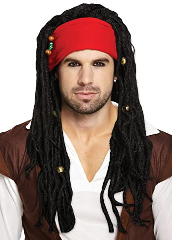 Henbrandt Pirate Dreadlock Wig + Bandana