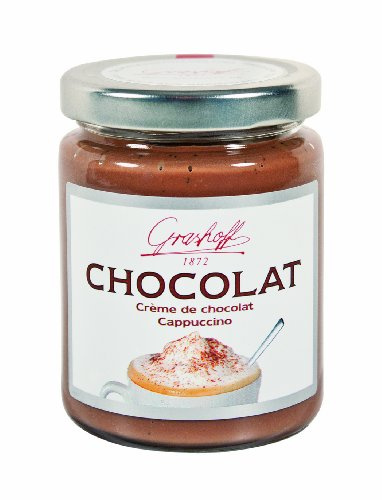 Grashoff Vollmilch-Schokoladencreme Cappuccino, 250 g, 3er Pack (3 x 250 g)