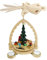Richard Glässer 16083 Pyramide, Holz, Natur, 23 x 23 x 27 cm