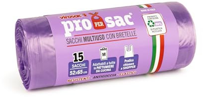 VIROSAC Roll 15 Scented Bags of Lavender, Nylon, Lilac, 52x0x65cm