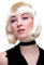 WIG ME UP - PW0114-P88 Sexy Party Perücke Bob hellblond Disco Kurz & Frech