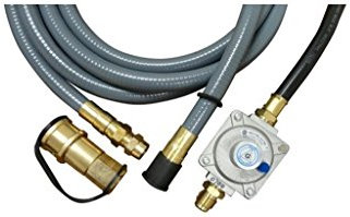 KitchenAid 7100003 Erdgasschlauch und Regler für Gasgrill Umbau