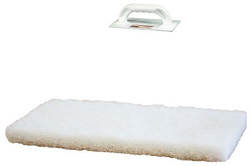 Padbrett-Belag 230 x 110 x 20 mm, weiss/fein